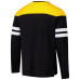 Футболка с длинным рукавом Pittsburgh Steelers G-III Sports by Carl Banks Black/Gold Adaptive Hail Mary