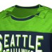 Seattle Seahawks G-III Sports by Carl Banks College Navy/Neon Green Adaptive Hail Mary Long Sleeve T-Shirt