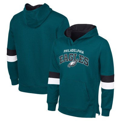Толстовка Philadelphia Eagles G-III Sports by Carl BanksMens Adaptive Faceoff - Midnight Green/Black