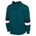 Толстовка Philadelphia Eagles G-III Sports by Carl BanksMens Adaptive Faceoff - Midnight Green/Black