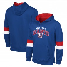 New York Giants G-III Sports by Carl Banks Royal/Red Adaptive Faceoff Pullover Hoodie