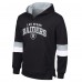 Las Vegas Raiders G-III Sports by Carl Banks Black/Silver Adaptive Faceoff Pullover Hoodie