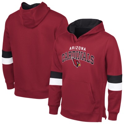 Arizona Cardinals G-III Sports by Carl Banks Cardinal/Black Adaptive Faceoff Pullover Hoodie