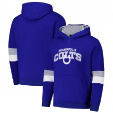 Indianapolis Colts G-III Sports by Carl Banks Royal/Silver Adaptive Faceoff Pullover Hoodie