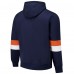 Толстовка Chicago Bears G-III Sports by Carl Banks Navy/Orange Adaptive Faceoff