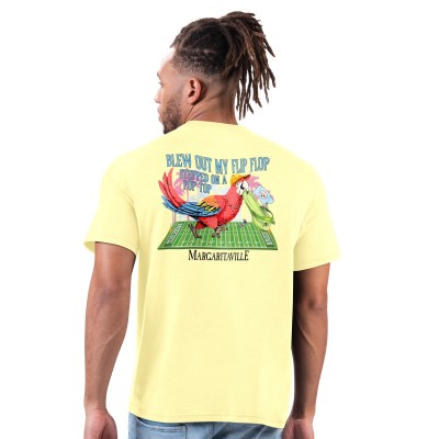 Pittsburgh Steelers Margaritaville Gold Flip Flop T-Shirt