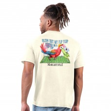 Arizona Cardinals Margaritaville Cream Flip Flop T-Shirt