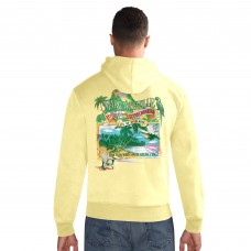 Pittsburgh Steelers Margaritaville Gold Time Flies Garment Dyed Pullover Hoodie