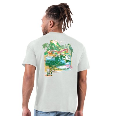 Jacksonville Jaguars Margaritaville Gray Time Flies T-Shirt