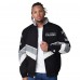 Las Vegas Raiders Starter Black Captain Satin Varsity Jacket