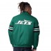 New York Jets Starter Green Scout I Full-Snap Varsity Jacket