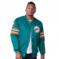 Куртка на кнопках Miami Dolphins Starter Aqua Vintage Logo Scout I