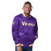 Minnesota Vikings Starter Closer Reversible Satin Full-Snap Jacket - Purple/Gold