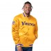 Minnesota Vikings Starter Closer Reversible Satin Full-Snap Jacket - Purple/Gold