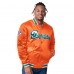 Куртка на кнопках Miami Dolphins Starter Aqua/Orange Closer Reversible Satin