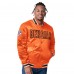 Cincinnati Bengals Starter Black/Orange Closer Reversible Satin Full-Snap Jacket
