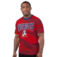 New England Patriots Starter Red Thursday Night Gridiron Classics Vintage Logo T-Shirt