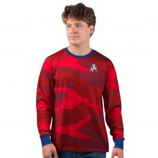 New England Patriots Starter Red Thursday Night Gridiron Vintage Logo Long Sleeve T-Shirt