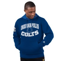 Indianapolis Colts Starter Royal Thursday Night Gridiron Pullover Hoodie