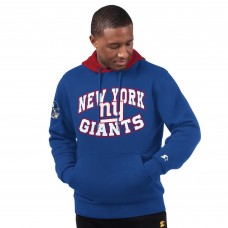 New York Giants Starter Royal Thursday Night Gridiron Pullover Hoodie