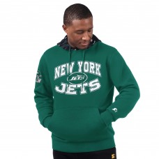 New York Jets Starter Green Thursday Night Gridiron Pullover Hoodie New York Jets Starter Green Thursday Night Gridiron Pullover Hoodie