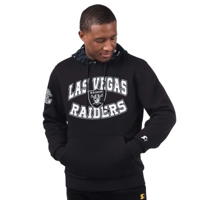 Las Vegas Raiders Starter Black Thursday Night Gridiron Pullover Hoodie