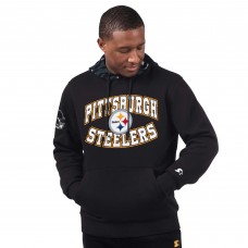 Pittsburgh Steelers Starter Black Thursday Night Gridiron Pullover Hoodie