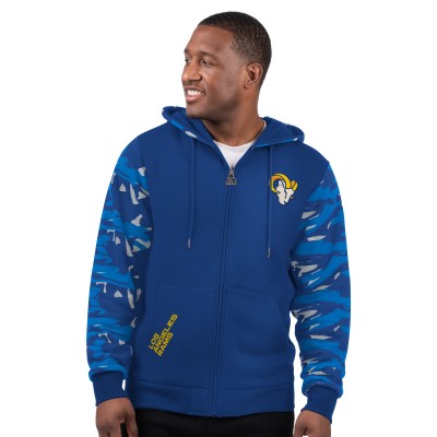 Los Angeles Rams Starter Thursday Night Gridiron Full-Zip Hoodie - Royal