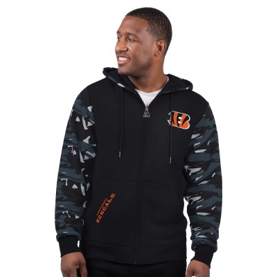 Cincinnati Bengals Starter Black Thursday Night Gridiron Full-Zip Hoodie