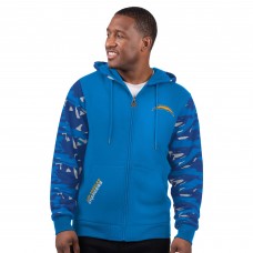 Los Angeles Chargers Starter Powder Blue Thursday Night Gridiron Full-Zip Hoodie