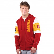 Kansas City Chiefs Starter Red Extreme Full-Zip Hoodie