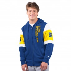 Los Angeles Rams Starter Extreme Full-Zip Hoodie - Royal