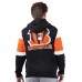 Cincinnati Bengals Starter Black Extreme Full-Zip Hoodie