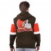 Толстовка на молнии Cleveland Browns Starter Brown Extreme