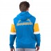 Los Angeles Chargers Starter Powder Blue Extreme Full-Zip Hoodie