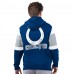 Indianapolis Colts Starter Royal Extreme Full-Zip Hoodie