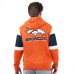 Толстовка на молнии Denver Broncos Starter Orange Extreme