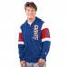 New York Giants Starter Royal Extreme Full-Zip Hoodie