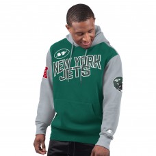 New York Jets Starter Green Extreme Pullover Hoodie New York Jets Starter Green Extreme Pullover Hoodie