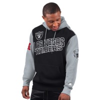 Las Vegas Raiders Starter Black Extreme Pullover Hoodie