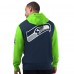 Seattle Seahawks Starter College Navy Extreme Pullover Hoodie