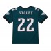 Игровая джерси Duce Staley Philadelphia Eagles Mitchell & Ness 2002 Legacy Replica - Midnight Green