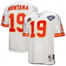 Игровая джерси Joe Montana Kansas City Chiefs 1994 Mitchell & Ness Authentic Throwback Retired Player - White