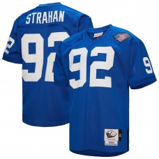 Джерси New York Giants 1994 Michael Strahan Mitchell & Ness Royal Authentic Throwback Retired Player