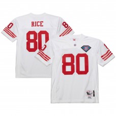 Джерси San Francisco 49ers 1994 Jerry Rice Mitchell & Ness White Authentic Throwback Retired Player