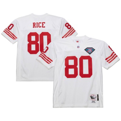 Джерси San Francisco 49ers 1994 Jerry Rice Mitchell & Ness White Authentic Throwback Retired Player