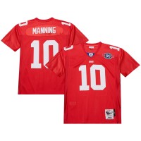 Джерси New York Giants 2004 Eli Manning Mitchell & Ness Red Authentic Throwback Retired Player