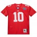 Джерси New York Giants 2004 Eli Manning Mitchell & Ness Red Authentic Throwback Retired Player