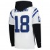 Indianapolis Colts Peyton Manning Mitchell & Ness White Player Name & Number Hoodie Legacy Jersey