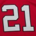 Толстовка Atlanta Falcons Deion Sanders Mitchell & Ness Red Player Name & Number Legacy Jersey